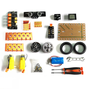 Weeemake-Kit de robótica programable 2WD para coche, Robot Educativo Compatible con Arduino