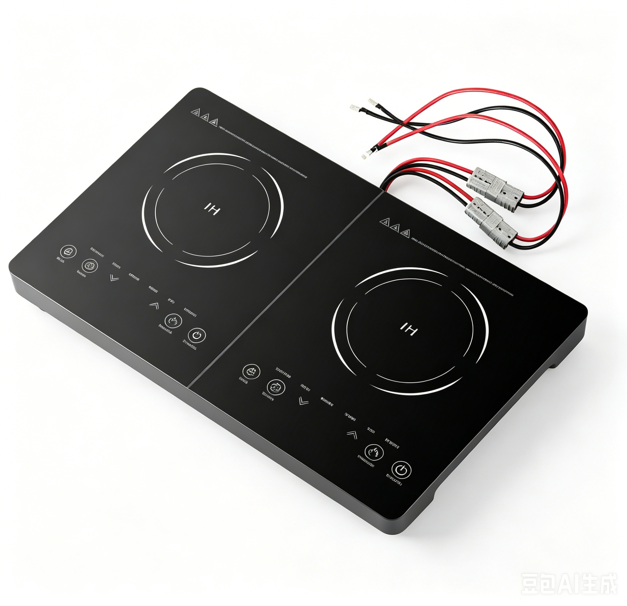 Cuisinière à induction noire DC 48V