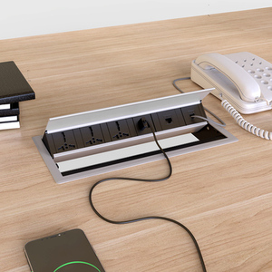 Office Furniture <strong>Tabletop</strong> Switch <strong>Socket</strong> / Pop up Desk Power Outlet for Conference Table - Product Image 2