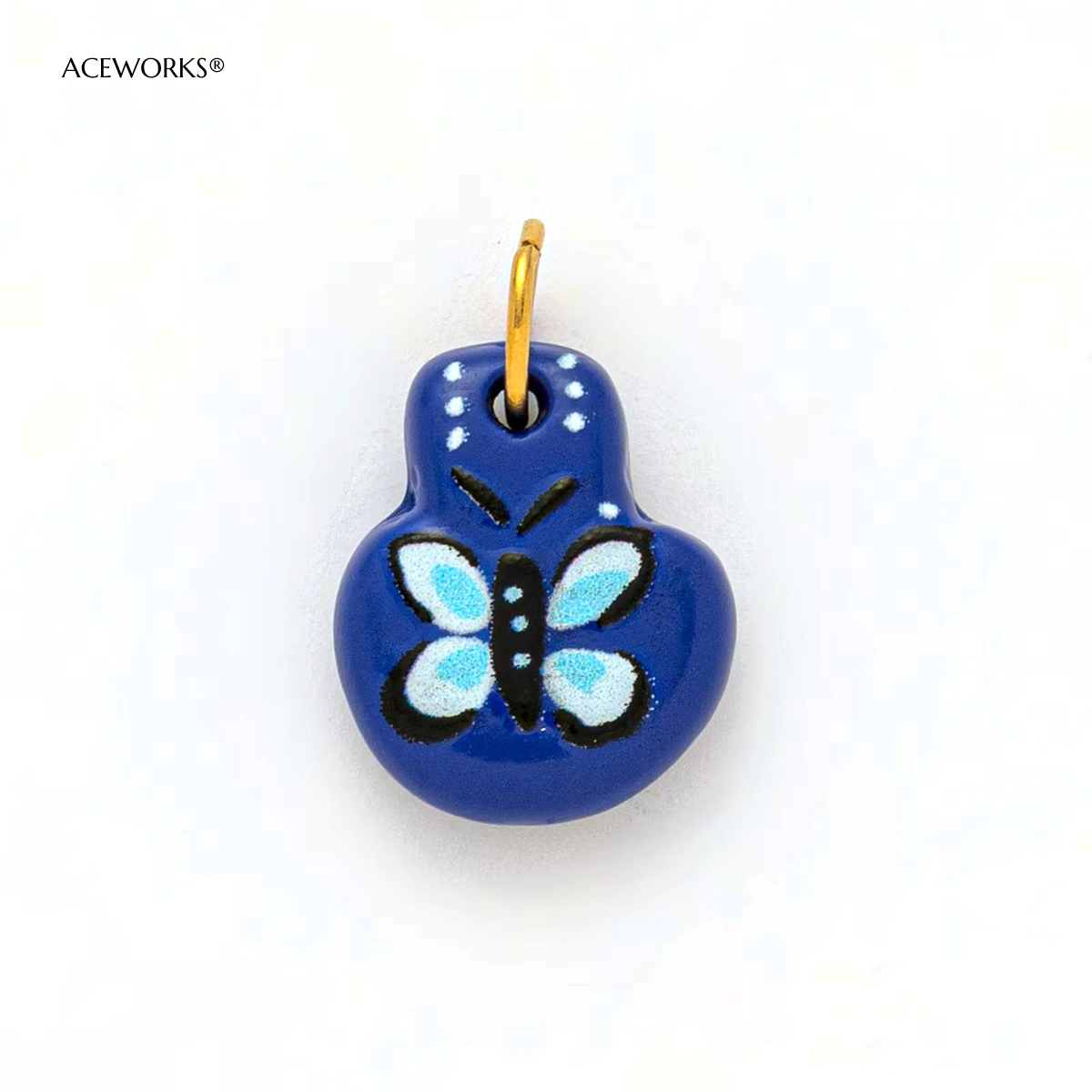 Blue Butterfly Charm