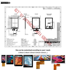 3,5-Zoll-MCU 8/16BIT/SPI-Schnitts telle 240 X320 IPS-TFT-LCD-Anzeige modul mit kapazitivem Touch - Product Image 5