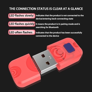 ตัวแปลงตัวรับสัญญาณ USB อะแดปเตอร์เกมแพดสําหรับ PS4/PS5/Xbox/Nintendo สวิตช์ตัวเชื่อมต่อไร้สายอะแดปเตอร์ตัวควบคุมตัวแปลง - Product Image 5