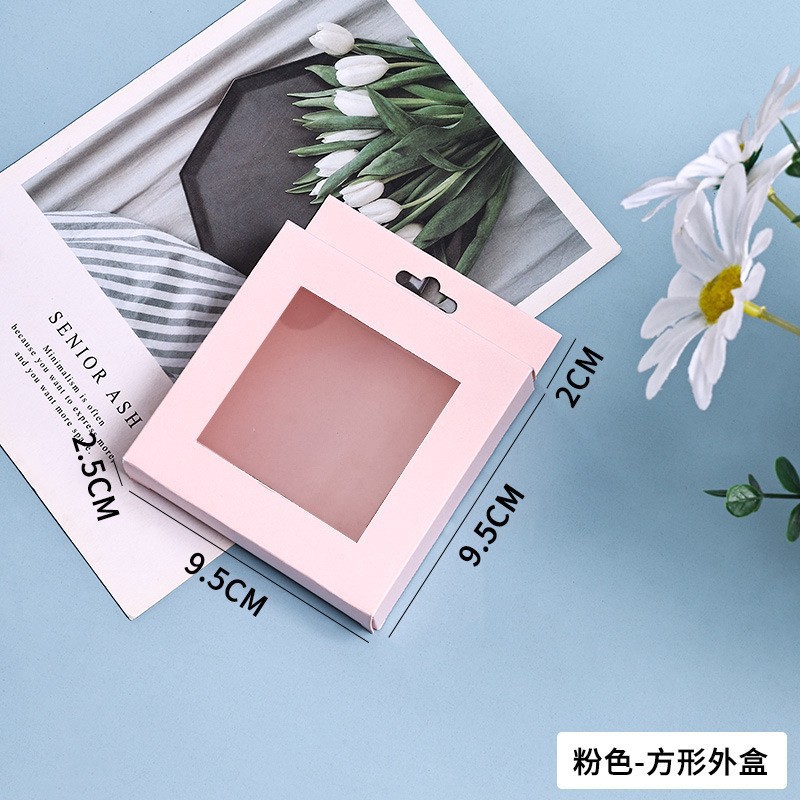 Pink outer box