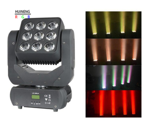 9 adet sürekli sonsuz rotasyon matris 4in1 led yıkama hareketli kafa sahne işık dj gece kulübü düğün için - Product Image 4