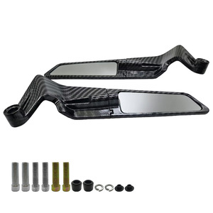 Điều kiện mới sợi carbon nước gợn vô hình cánh gương cho xe máy cố định gió cánh chiếu hậu Phụ kiện cho đảo chiều - Product Image 4