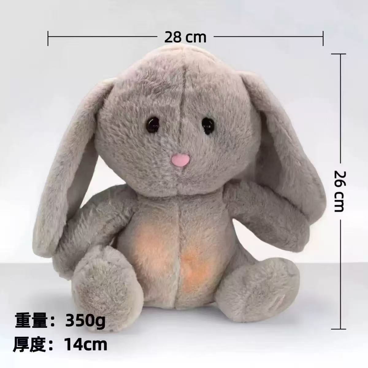 Lapin à longues oreilles café