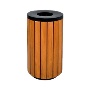 简易户外塑木垃圾桶花园街社区公用垃圾桶回收垃圾箱 - Product Image 4