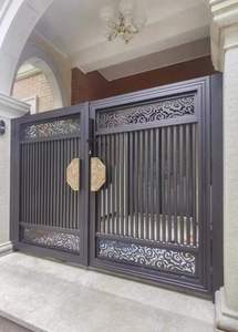 Bán Buôn Hiện Đại Ấn Độ Nhà Chính Sắt Nhôm Thiết Kế Cổng Tùy Chỉnh Phong Cách Châu Âu Trượt Tự Động Mở Cho Biệt Thự - Product Image 4
