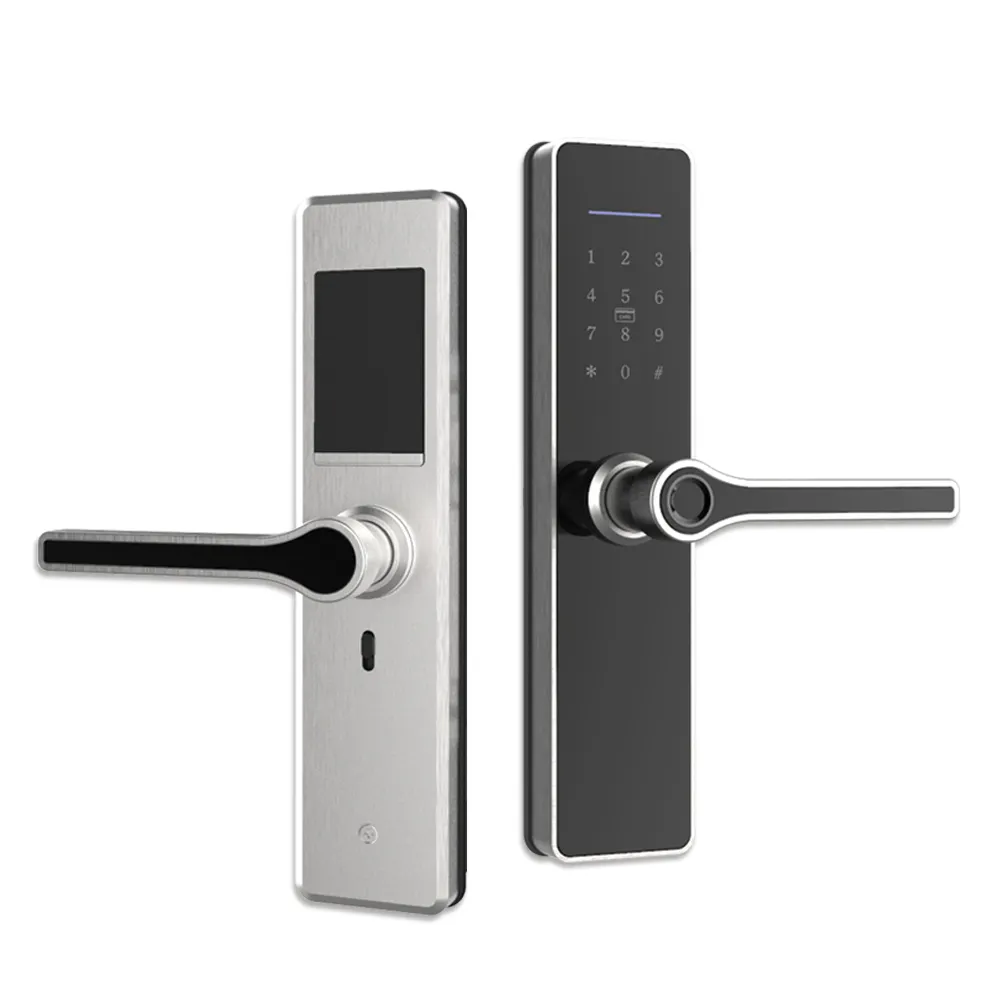 Serrure numérique à piles AAA Candado Inteligente NFC Serrure de porte à empreinte digitale intelligente pour carte-clé