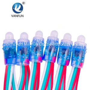 WS2811 RGB Полноцветный 15 мм светодиодный пиксельный световой модуль внутреннего и наружного использования IP68 5V 12V Максимальная мощность 0,3 W" - Product Image 5