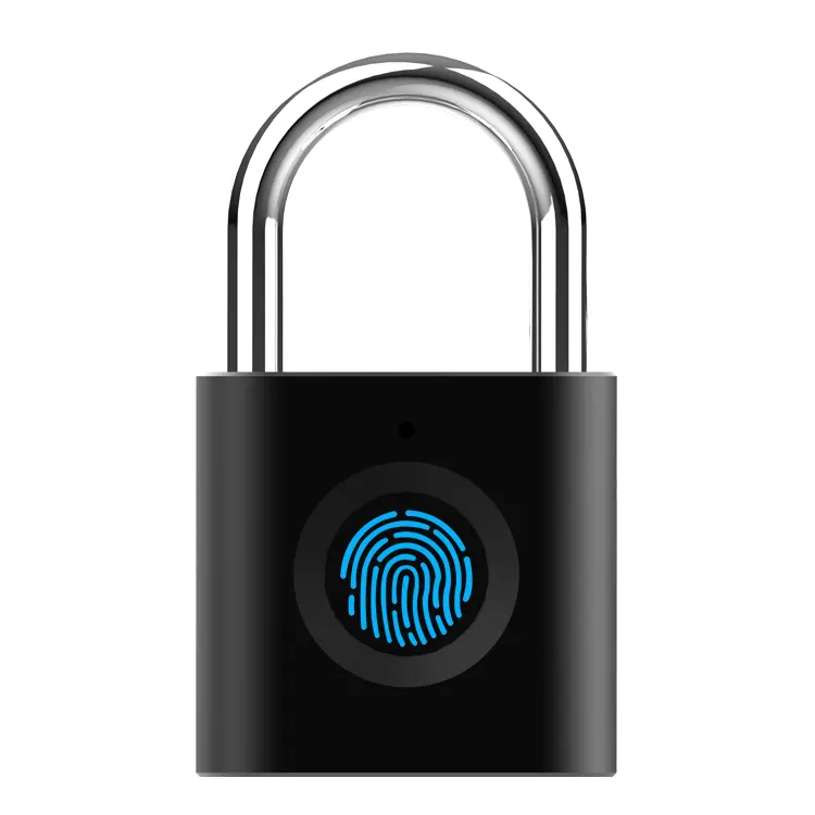 2020 Hot Sale Smart fingerprint Door Keyless Electronic Fingerprint Padlock Lock Fingerprint