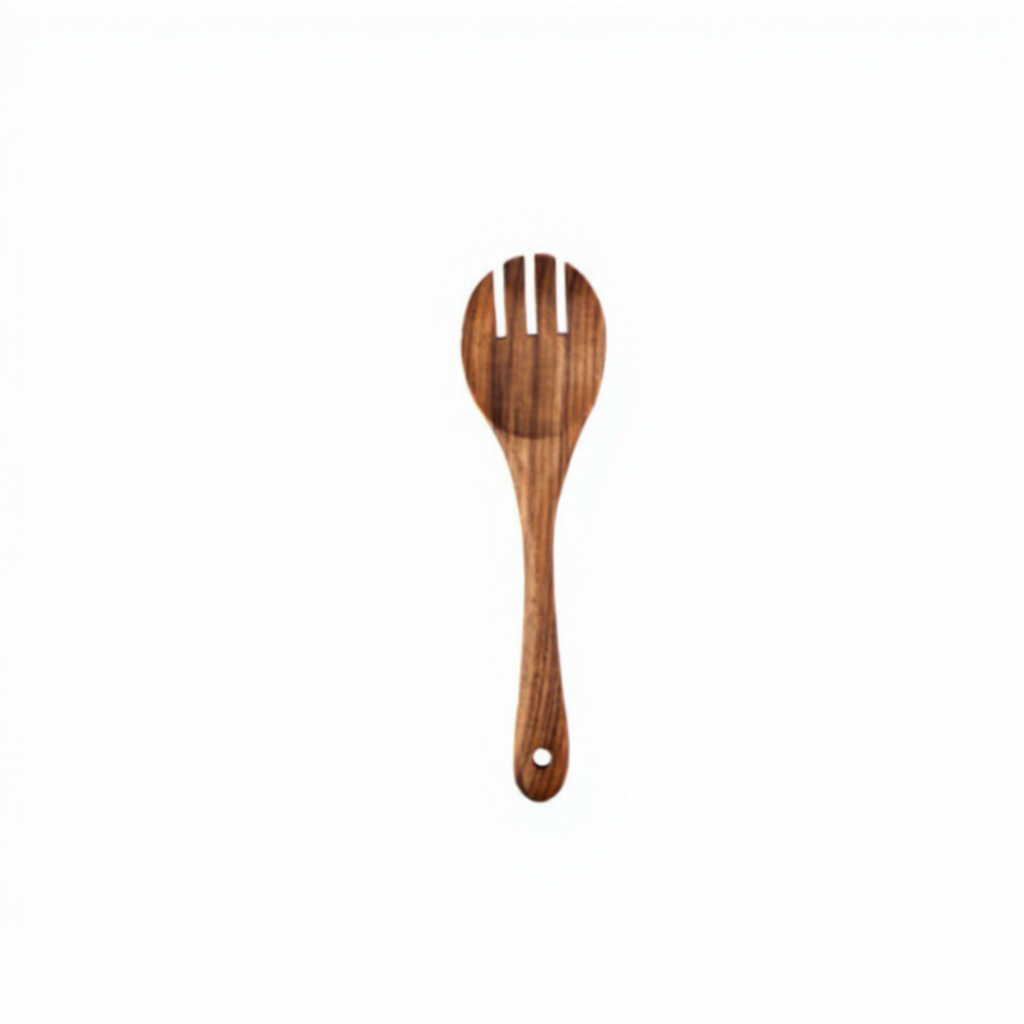 Fourchette à salade 26*6,8cm - Marron