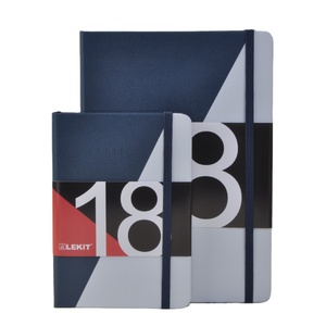 Cuaderno con logotipo personalizado con banda elástica A5 Cuaderno de tapa dura de cuero PU 2026 Cuaderno Planificador semanal - Product Image 1