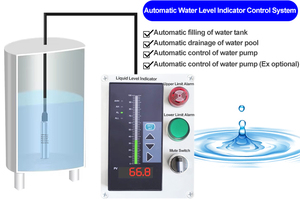 High Precision 4-20ma <strong>Output</strong> Liquid Level Meter Metal Probe Water Level Display Controller <strong>Input</strong> Liquid Level <strong>Sensor</strong> - Product Image 2