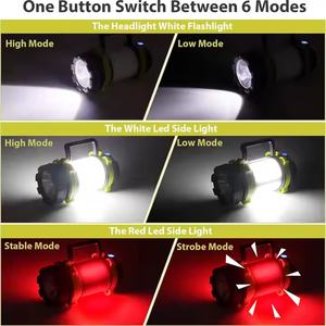 Shingel Multi funzione luce campeggio USB torcia elettrica ricaricabile impermeabile torcia di emergenza - Product Image 6