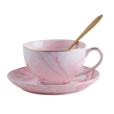 Kahve fincanı ve tabağı çay bardağı ain Gsaucers setifancy fantezi kahve çay bardağı kahve çay bardağı yüksek Qugift Boxxury seramik klasik kupalar - Product Image 1
