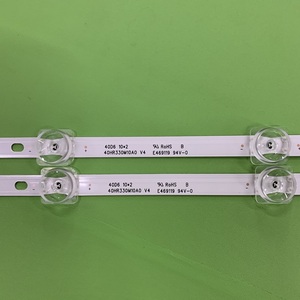 EXW ใหม่744มิลลิเมตร2ชิ้น10ไฟ LED แถบแสงไฟ Led (6โวลต์) 40HR330M10A0 V4 4C-LB4010-HR01J สำหรับ40F6F 40L2F นำแถบแสง - Product Image 3