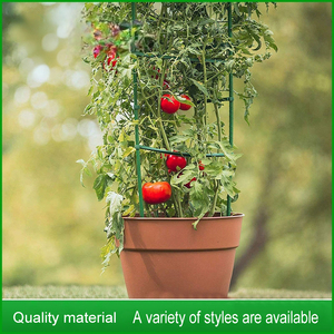 Metre ve demiryolu çitlerinde salatalık ve domates yetiştirmek için kafes Net uzatma çit donanımı ile üçgen kafes - Product Image 4