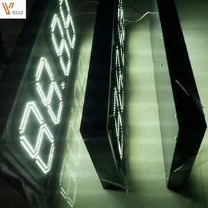 Große led digital uhr rennen timer 12 zoll kleine metall zahlen 8 LED Uhr Display 7 Segment