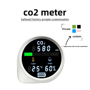 Xách tay <span class=keywords><strong>CO2</strong></span> Màn hình Carbon Dioxide <span class=keywords><strong>CO2</strong></span> Detector không khí trong nhà Tester chất lượng không khí Analyzer <span class=keywords><strong>CO2</strong></span> Meter màn hình - Product Image 3