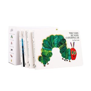 İngilizce çok aç tırtıl serisi Eric Carle hikaye kütüphanesi 4 hacim karton kitap - Product Image 6