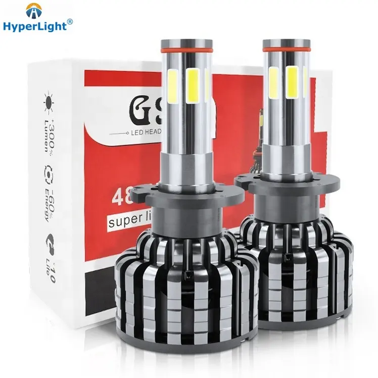 HyperLight otomobil parçaları led far G9 6 taraf led otomobil farı 9004 9007 araba kafa lambası h4 h13 led far