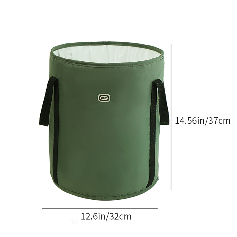 Army green open-top large foot bath bucket