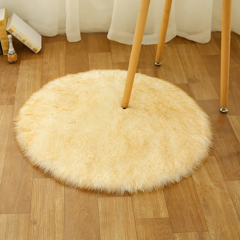 Popolare soggiorno pavimento morbidi capelli lunghi soffice tappeti in pelliccia sintetica