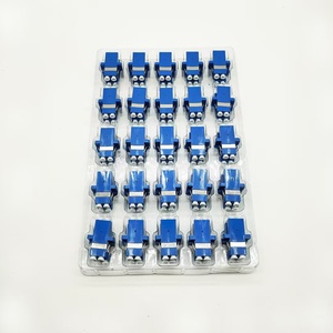 อะแดปเตอร์ใยแก้วนำแสงหลายโหมดโหมดแบบสองทางสำหรับ LC SC FC ST UPC APC สีฟ้าสีเขียวสีเบจสีม่วงสีม่วงอ่อน - Product Image 5