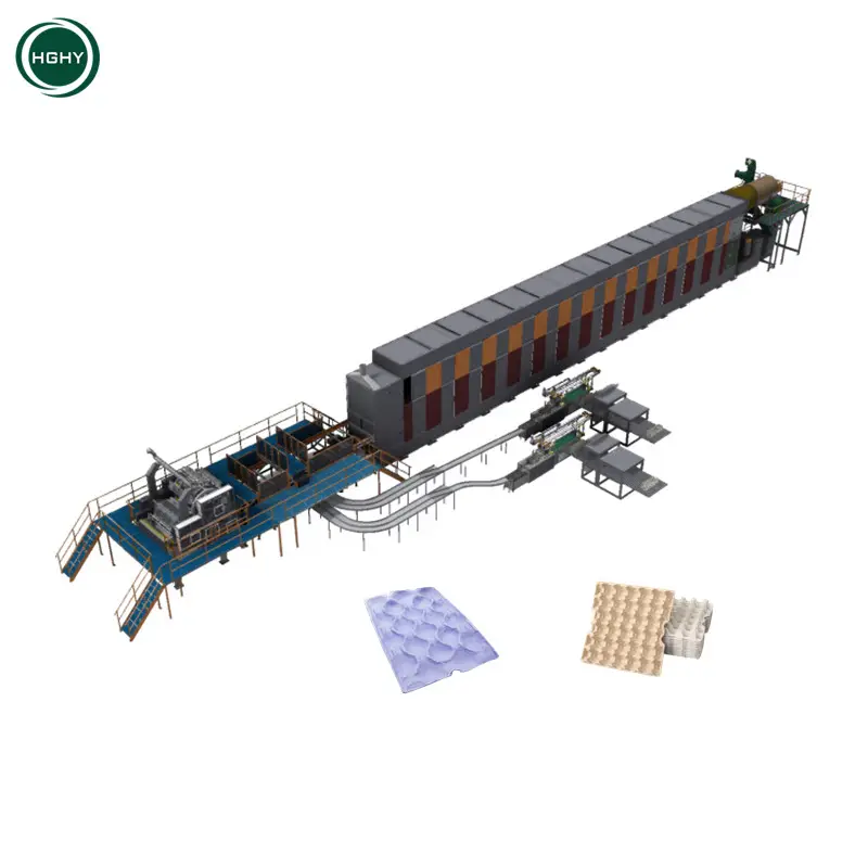 Contact us for best price! HGHY paper pulp egg tray carton making machine Manufacturing Plant