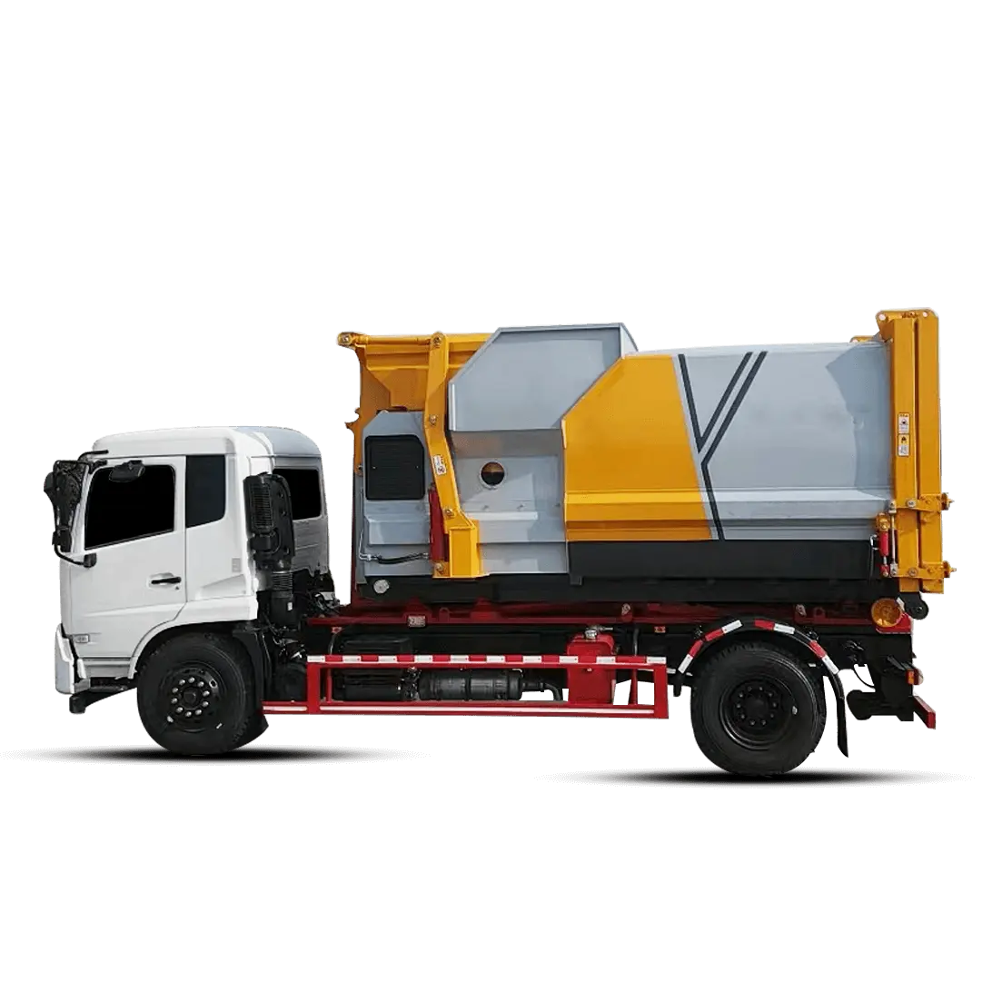 מפעל באיכות גבוהה לספק הרמת וו / זרוע וו משאית אשפה רול על רול אוף משאית אשפה
