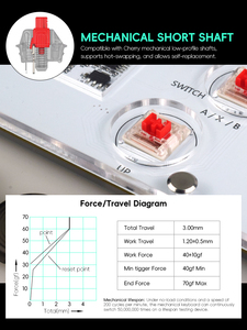 Gran oferta de controlador de juegos Arcade para Nintendo Switch/PS4/PS5/PC con teclado de juego de visualización en pantalla - Product Image 6