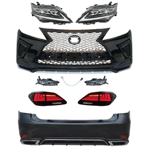 Perfect Fitment Front Bumper Body <strong>Kit</strong> for Lexus RX 2009-2015 Facelift 2021 Style Includes Grille Headlight Made Durable PP - Product Image 1