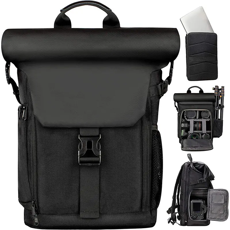 Bolsa de hombro para cámara fotográfica Digital, mochila ligera impermeable para almacenamiento de cámara SLR