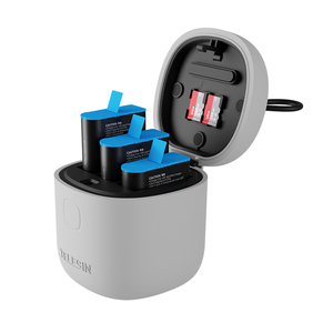 Dji <span class=keywords><strong>Allin</strong></span> kutusu 2 adet lityum pil ve GoPro Hero9 için şarj kiti Set/10/11/12 kamera-git Pro şarj
