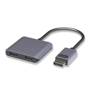 Dual HDMI 4K60HZ + tipo C Power 5V2A 2 en 1 DP portátil a estación de acoplamiento Dual HDMI - Product Image 1