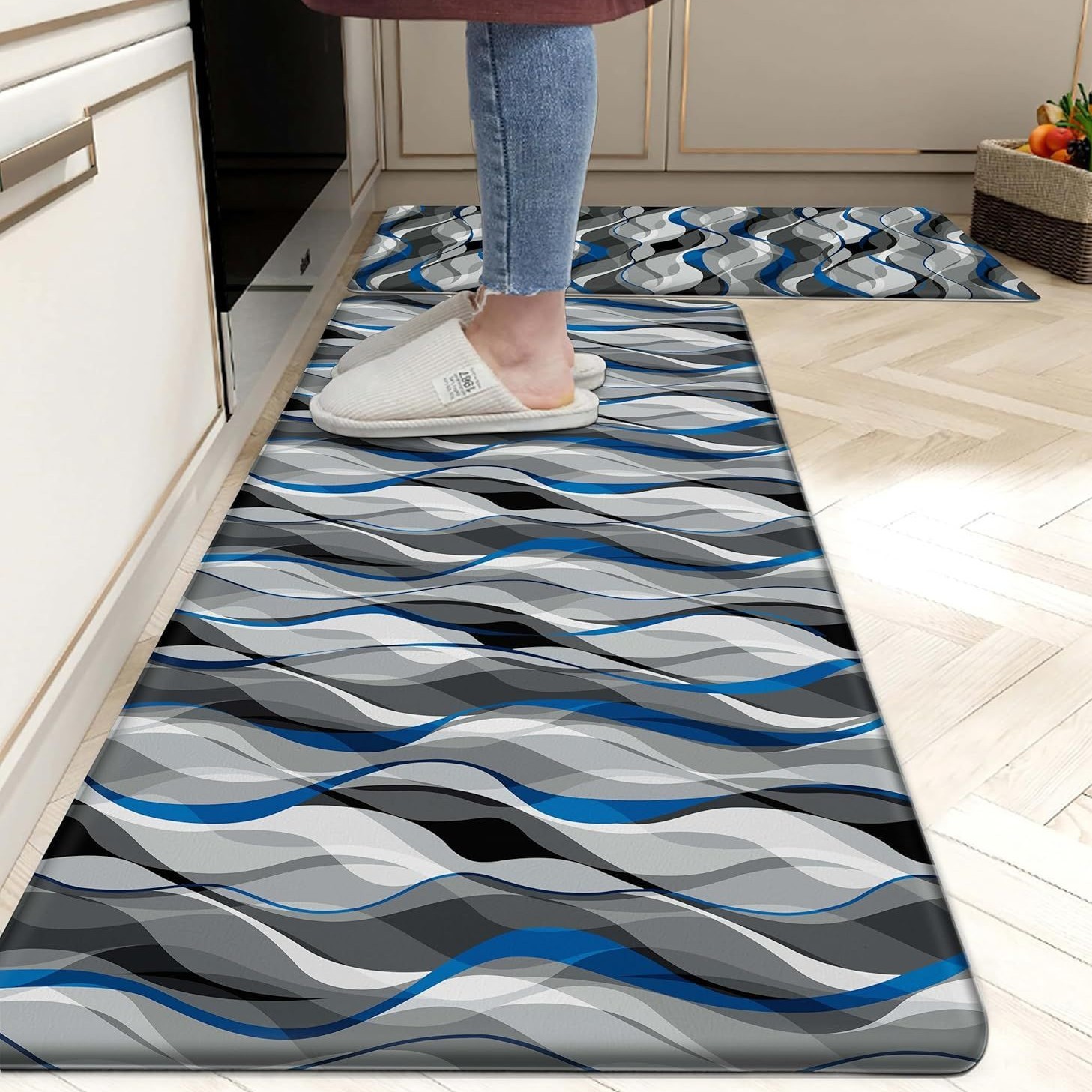 Tapis de cuisine abstrait JN-7
