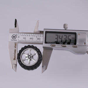 Diy Smart Car 2 X35mm Kunststoff felgen mit weichen Gummireifen für RC Car DIY Spielzeug zubehör DIY Stiel für Arduino Kit - Product Image 5