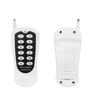 12V DC 12CH RFワイヤレスリモートコントロールスイッチシステム10Aプラスチック送信機受信機学習自動ランプガレージドア - Product Image 4
