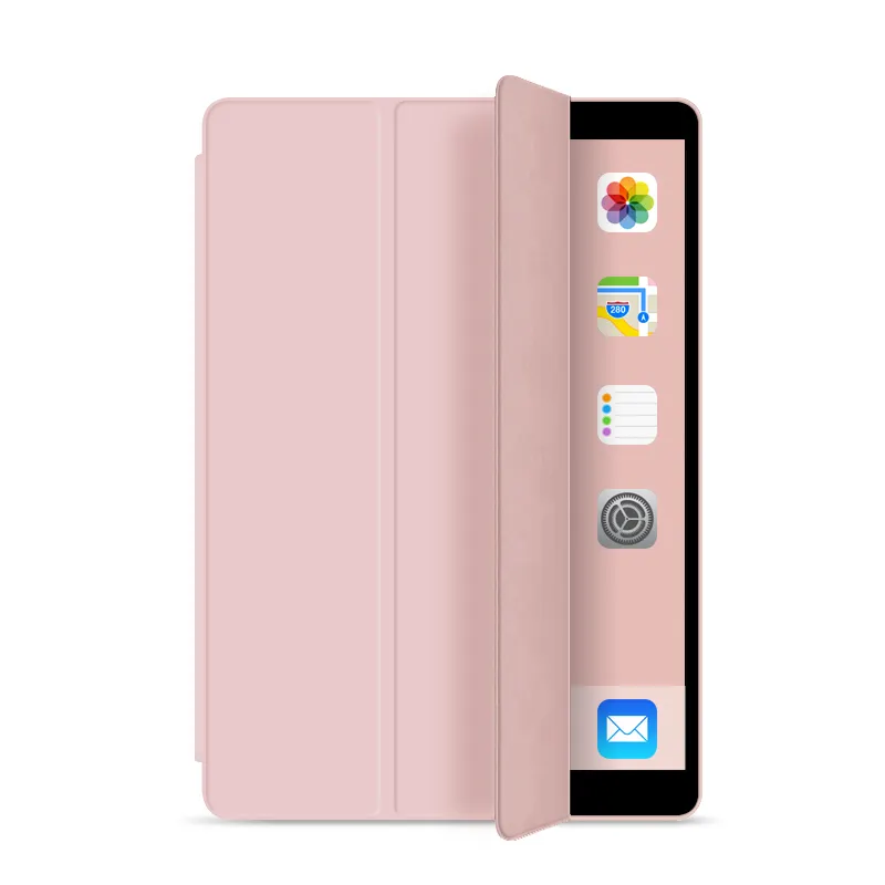 For ipad 10.2 Tablet Case With Hard Back, Slim Lightweight Smart Cover
