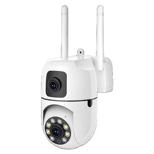 一物4MP双镜头WiFi室内PTZ摄像机人体检测2.4G无线安全摄像机PTZ一物双镜头Wifi IP摄像机Wifi - Product Image 1