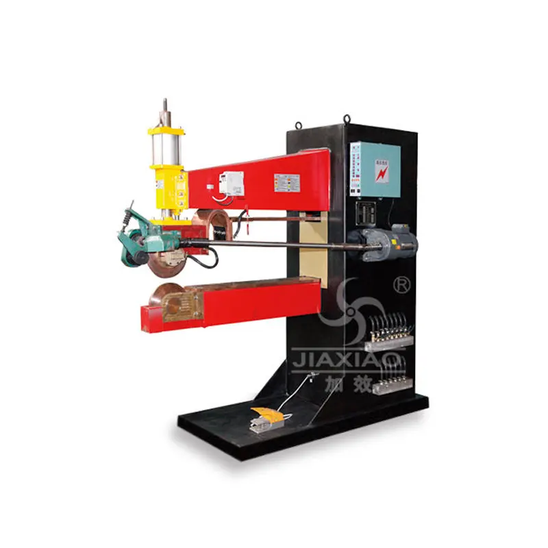 Máquina de soldadura de costura que hace tanque de combustible/equipo de soldadura de costura recta para tanque de almacenamiento de aceite/soldador de costura de resistencia