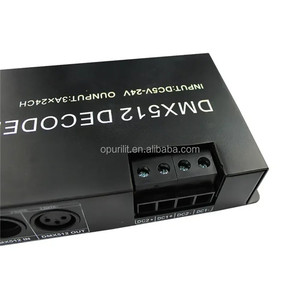 24 canali DMX512 24CH Dimming manopola sistema di controllo Pixel Led Controller RGB DMX 512 Decoder con Display digitale 72A Dimmer - Product Image 6
