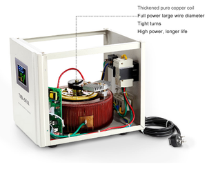 New Design High Quality <strong>SVC</strong> 220V 3Kw 3000w 3000va Power Automatic Voltage Regulator Stabilizer - Product Image 6