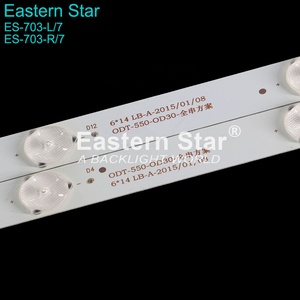 ES-<strong>703</strong> <strong>LED</strong> Backlight Strip ODT-550-OD30 303TT550039 0D55D14L0ZC14F-07 for AKAI ATE55D1044K Panel JTC DVB-PMU15509 12pcs/set - Product Image 2