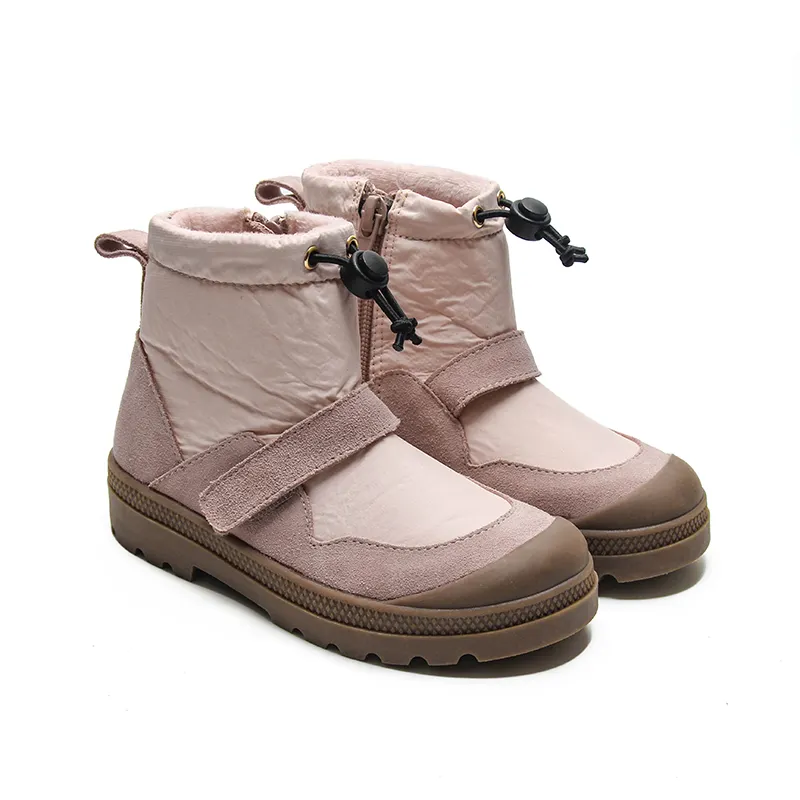 Zapatos de nieve antideslizantes y cálidos para niños y niñas, calzado de invierno personalizado de fábrica, venta al por mayor