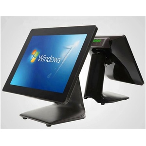 MSRコンピューターを備えたブラックタッチスクリーンPOSシステムオールインワンマシンタッチ - Product Image 2