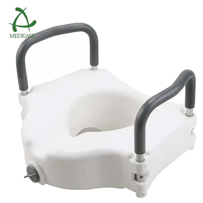 Erhöhter Toiletten sitz mit Deckel Hoch und erhöht Lifter Extender Toiletten sitz Riser für ältere Menschen mit Behinderungen