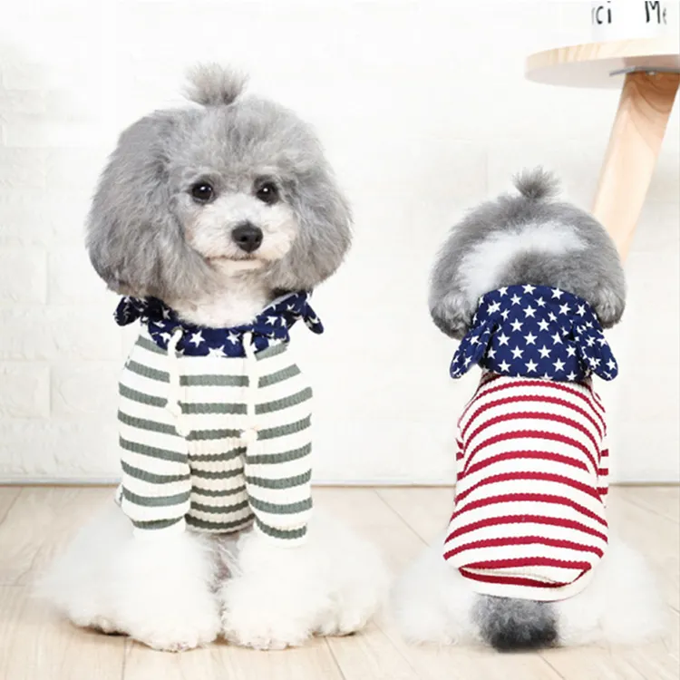 Осенне-зимний свитер для щенков нагрудник для маленьких собак нагрудник для кошек костюм для собак Одежда для домашних животных и аксессуары трикотажная ткань красный, зеленый Универсальный