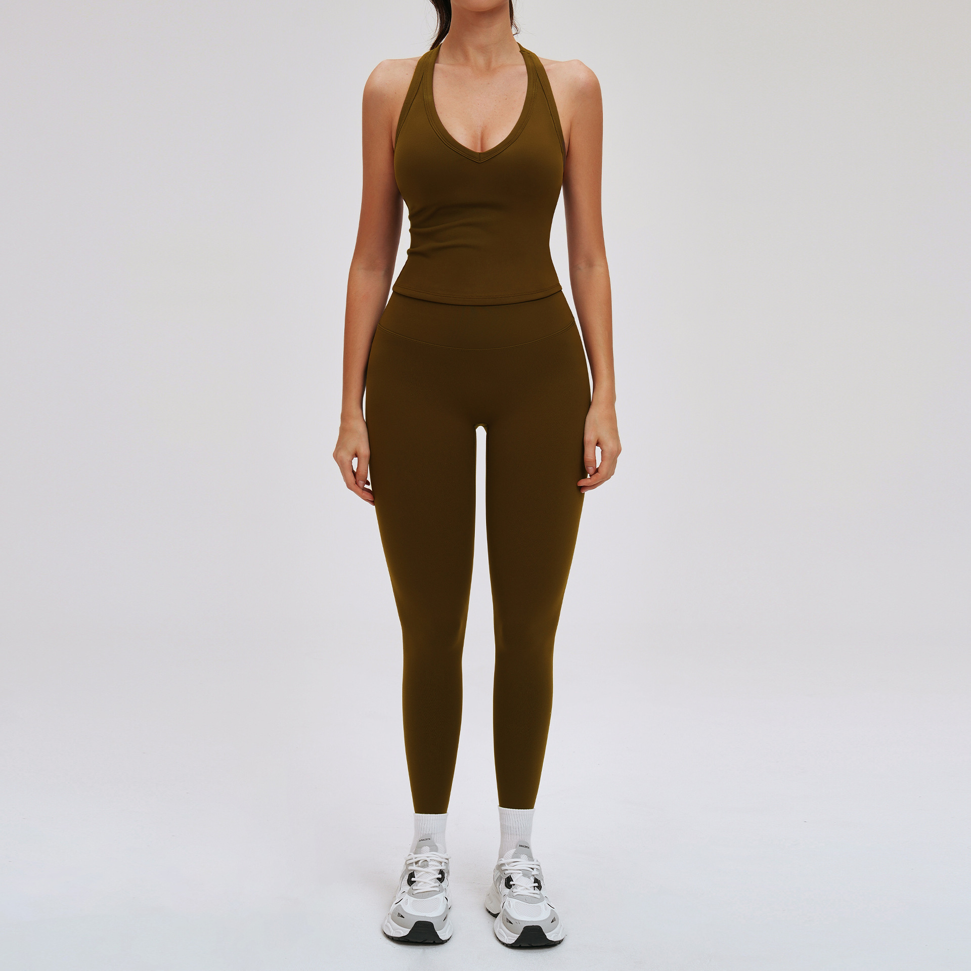 Coffee Vest-1+leggings